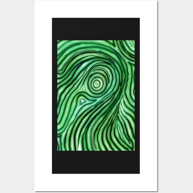 Abstract malachite Wall Art by CreaKat